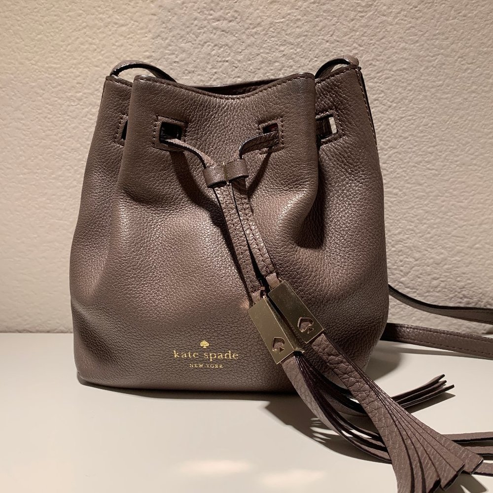 Kate Spade Grey Street Cooper Leather Bucket Bag